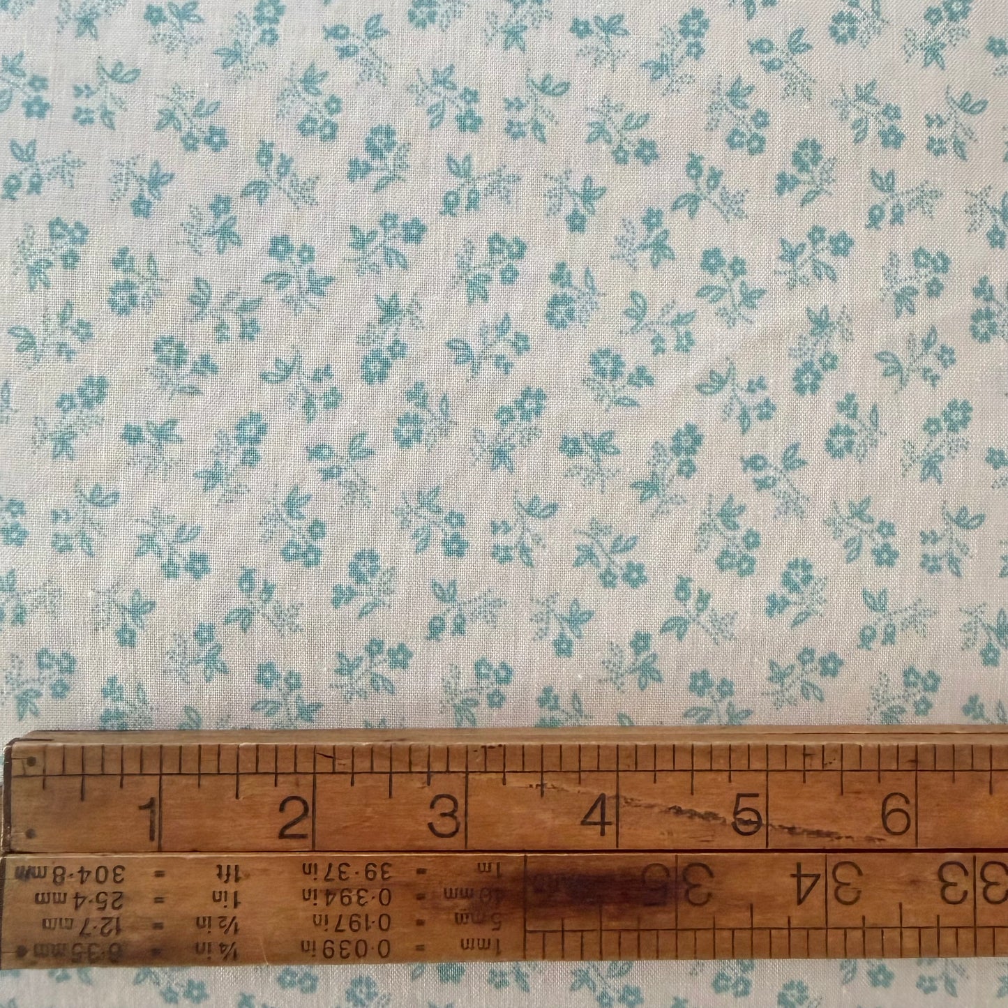 Farmer’s Daughter Vintage Background in Raindrop from Riley Blake