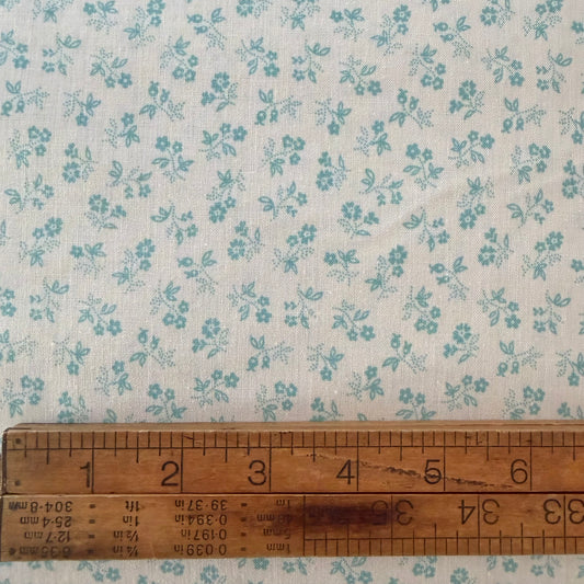 Farmer’s Daughter Vintage Background in Raindrop from Riley Blake
