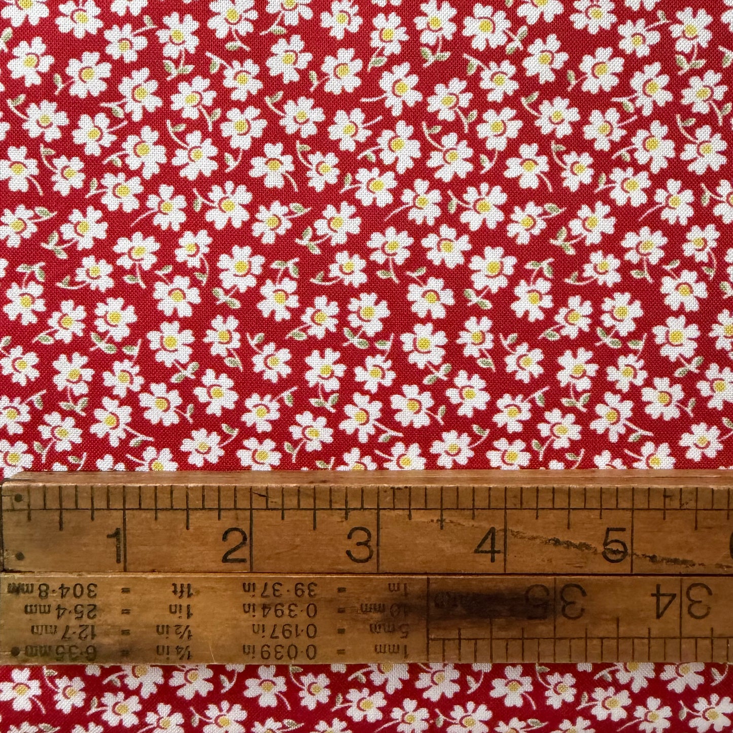Aunt Grace Loves U by Judie Rothermel for Marcus Fabrics - Packed Flowers in Red