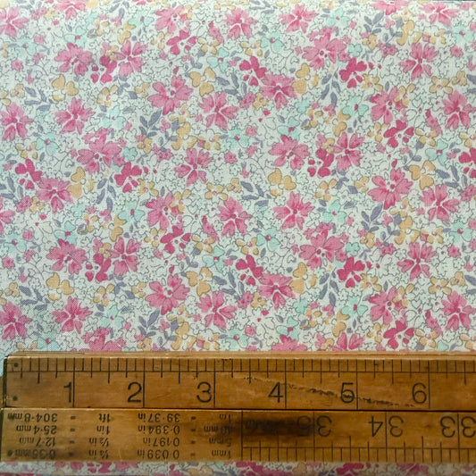 Handworks Pink Floral with Yellow