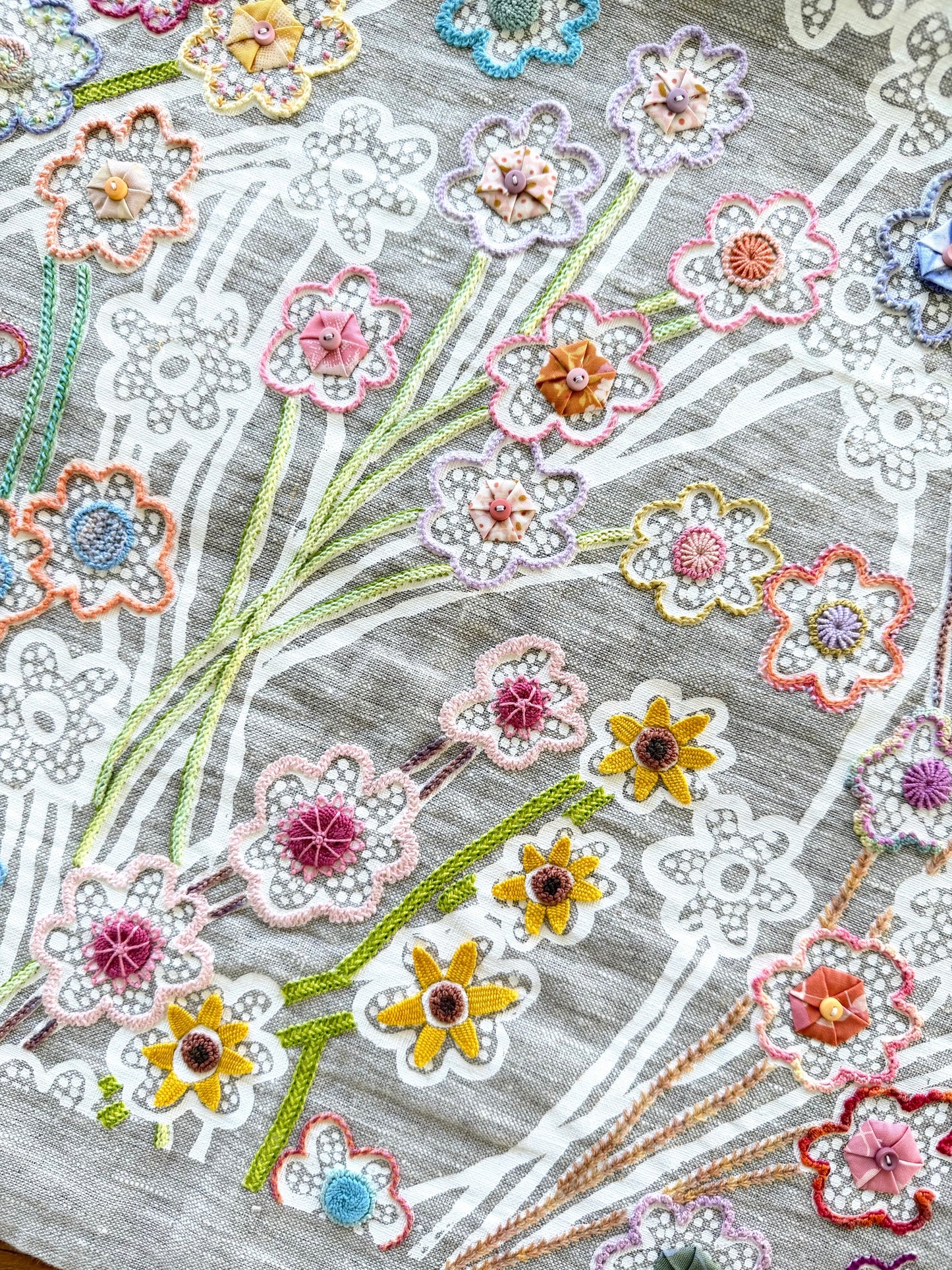 Meadow Flat - Two Day Embroidery Workshop with Karen John - Friday 20th and Saturday 21st March 2026