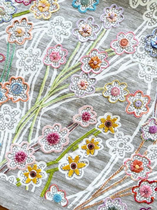 Meadow Flat - Two Day Embroidery Workshop with Karen John - Friday 20th and Saturday 21st March 2026