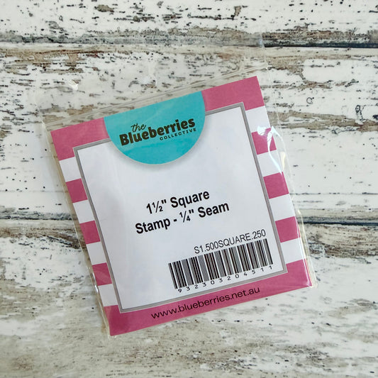 1 1/2” Square Acrylic Stamp