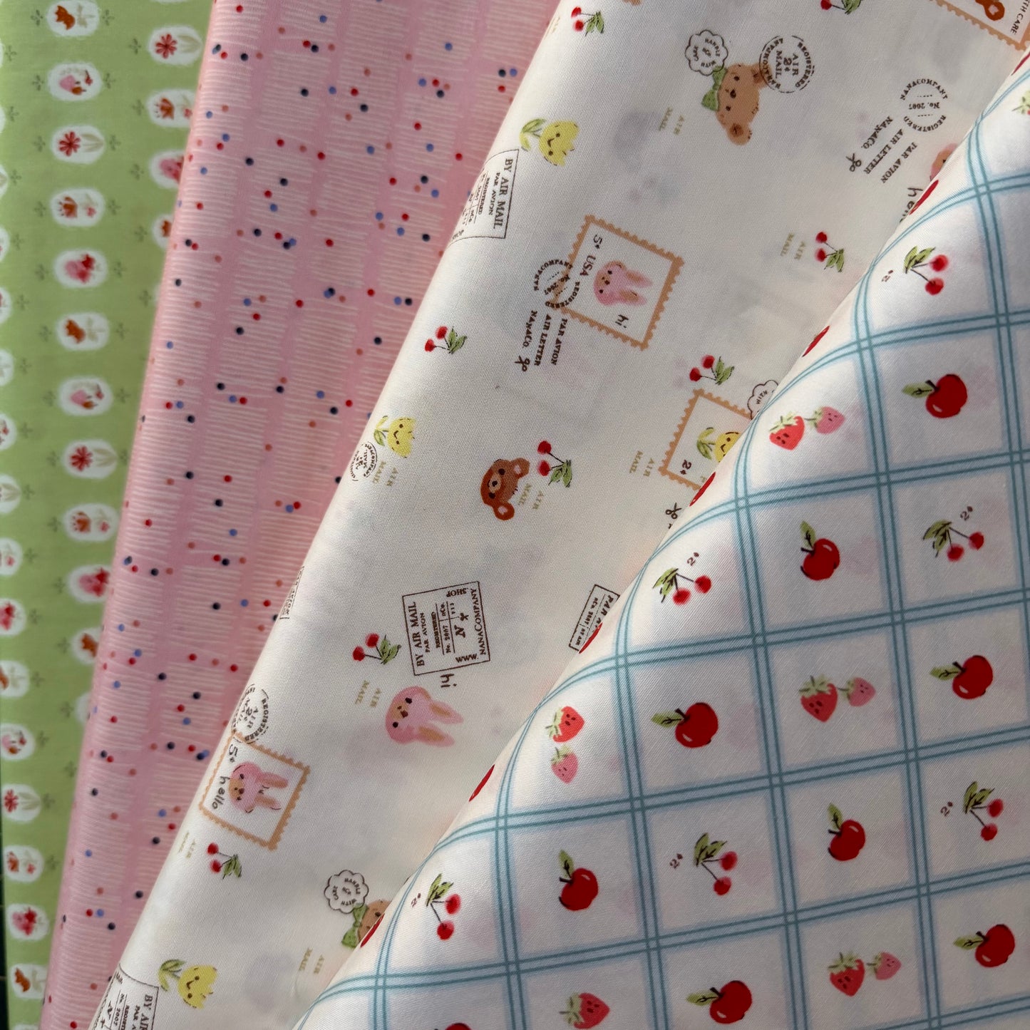 Minimo - Prairie Dot Pistachio by Amy Sinabaldi