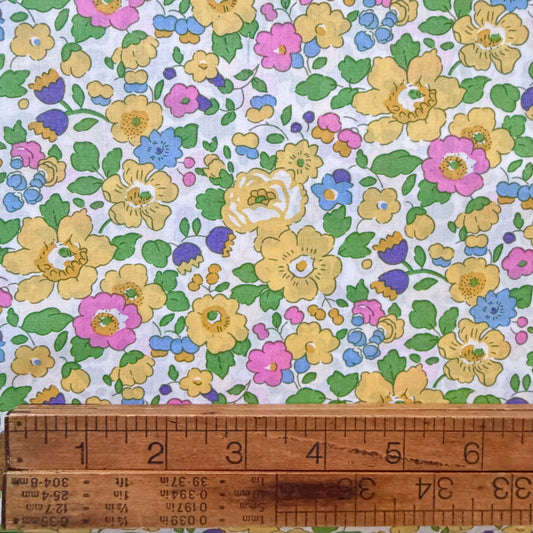 Bespoke Liberty Tana Lawn - Yellow Betsy