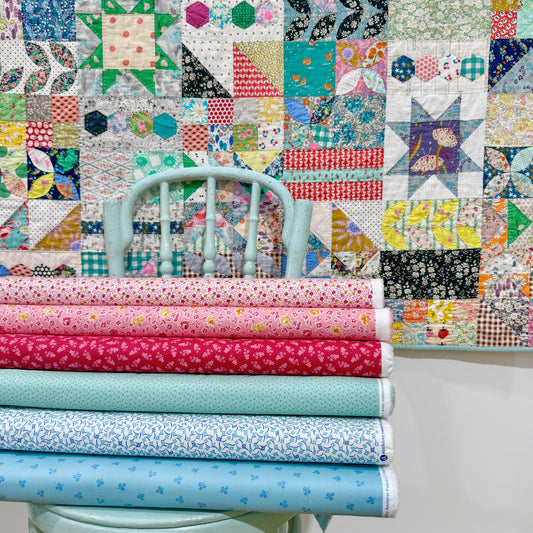 Climbing Rose in Pink by Andover Fabrics