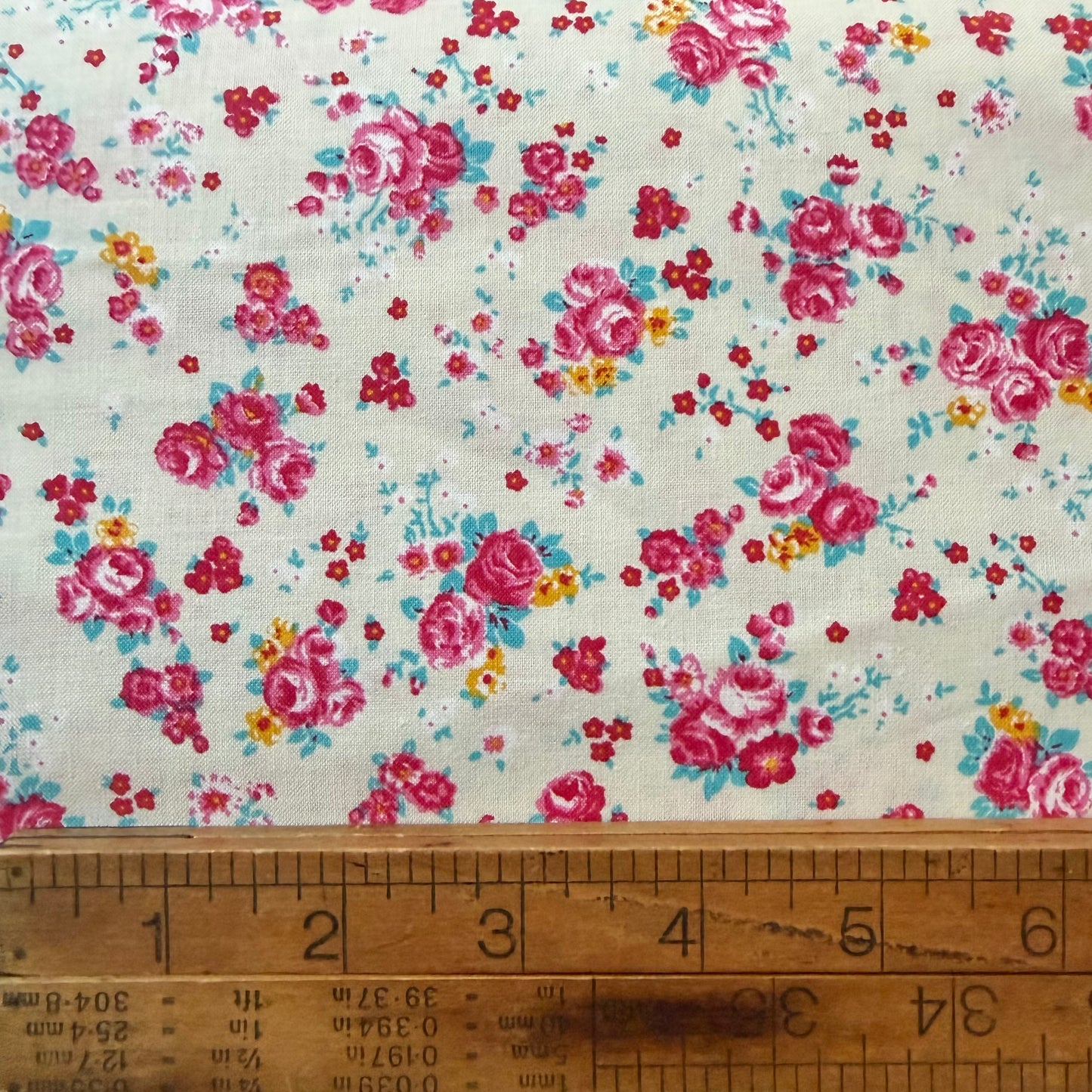 Pink Roses - Japanese Cotton