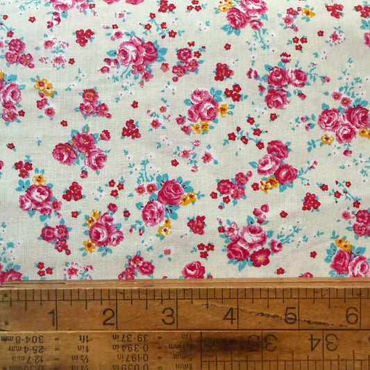 Pink Roses - Japanese Cotton