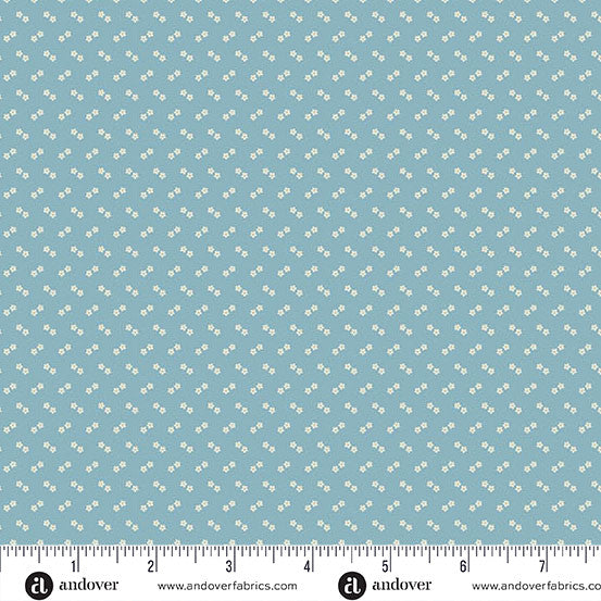 Special Delivery - Double Daisy in Blueberry - Laundry Basket Quilts