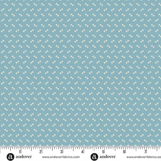 Special Delivery - Double Daisy in Blueberry - Laundry Basket Quilts