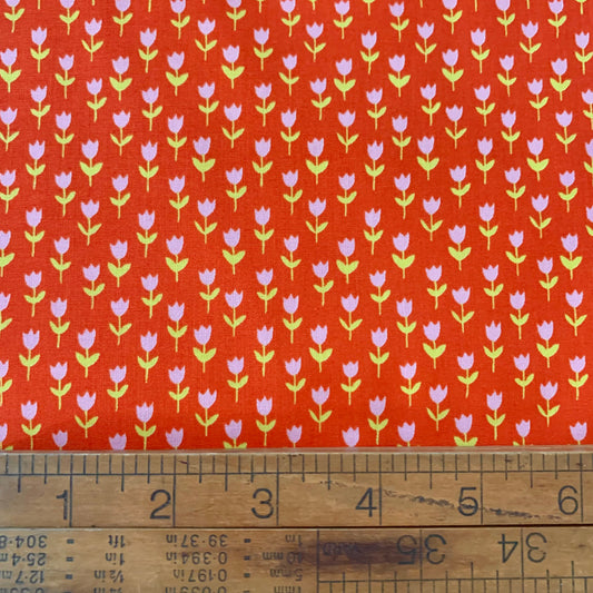 1-800 Calico - Ruby Star Society - Tulips in Warm Red