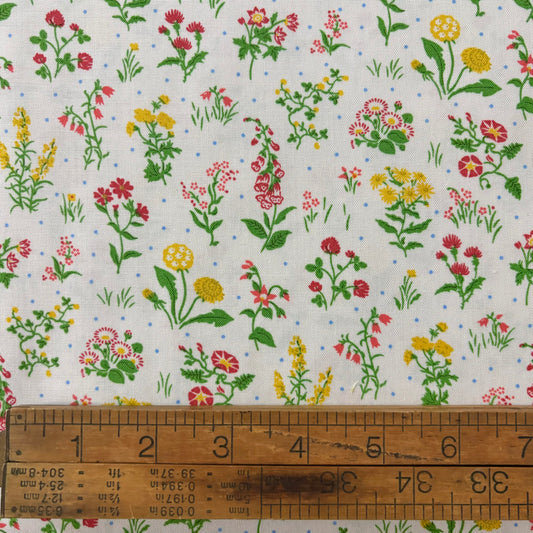 Autumn Meadow B - Liberty Quilting Cotton Woodland Walk Collection