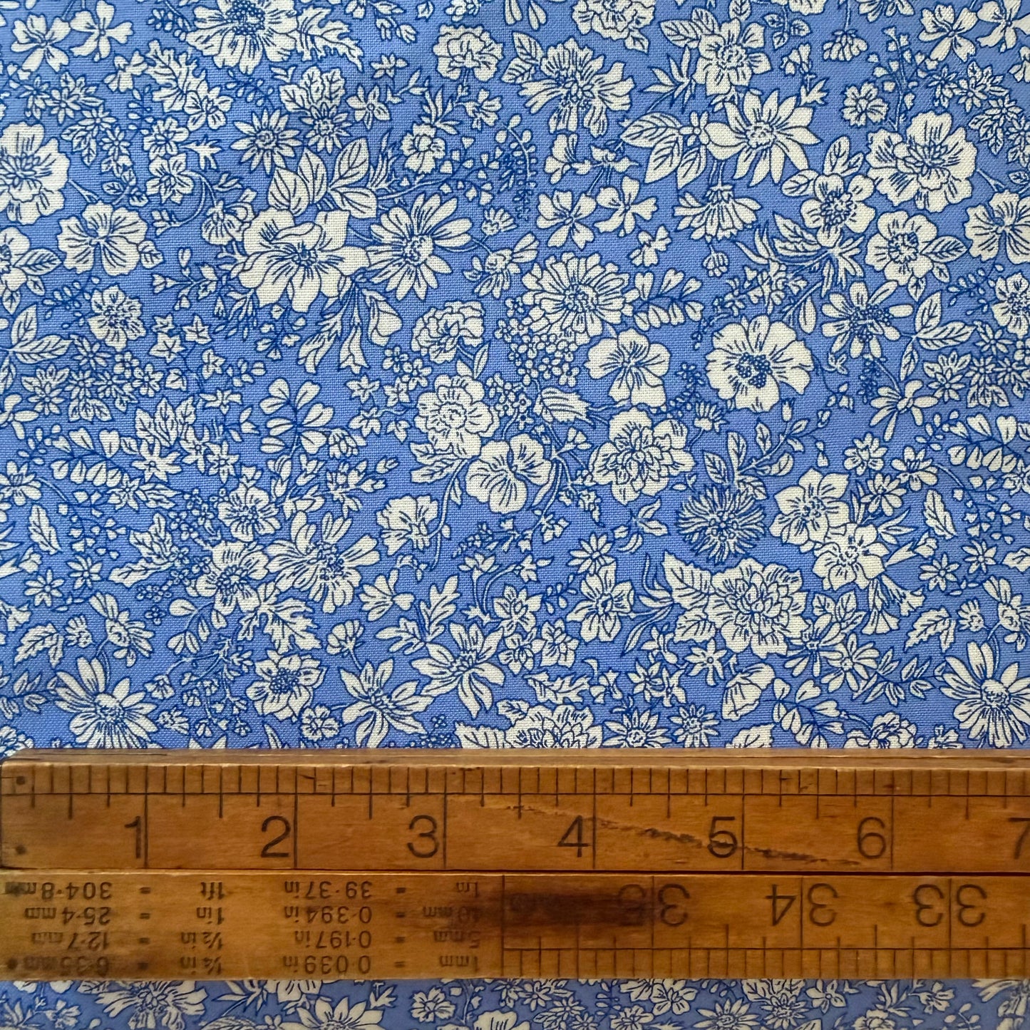 Liberty Quilting Cotton - Emily Belle Marine Blue