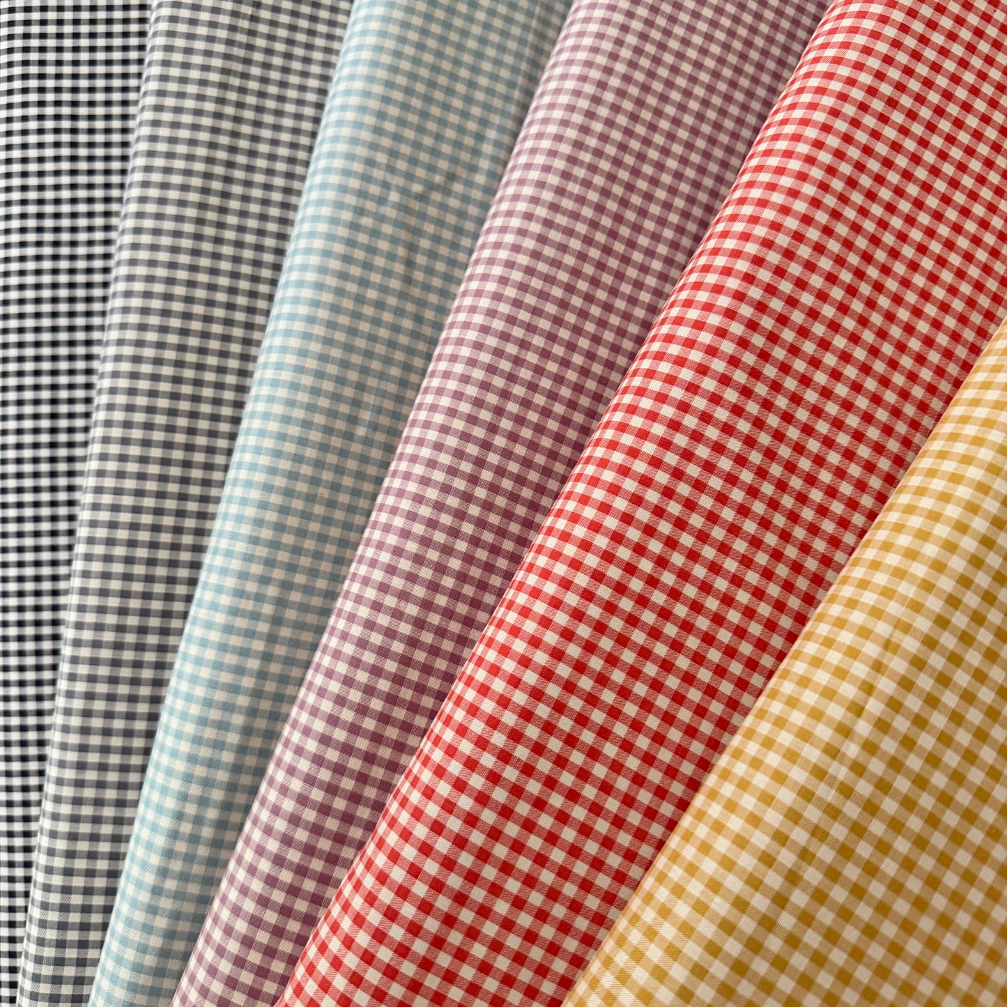 Black 1/8th “ Yarn Dyed Japanese Gingham