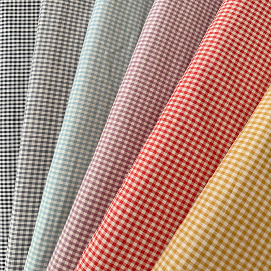 Tomato 1/8th “ Yarn Dyed Japanese Gingham
