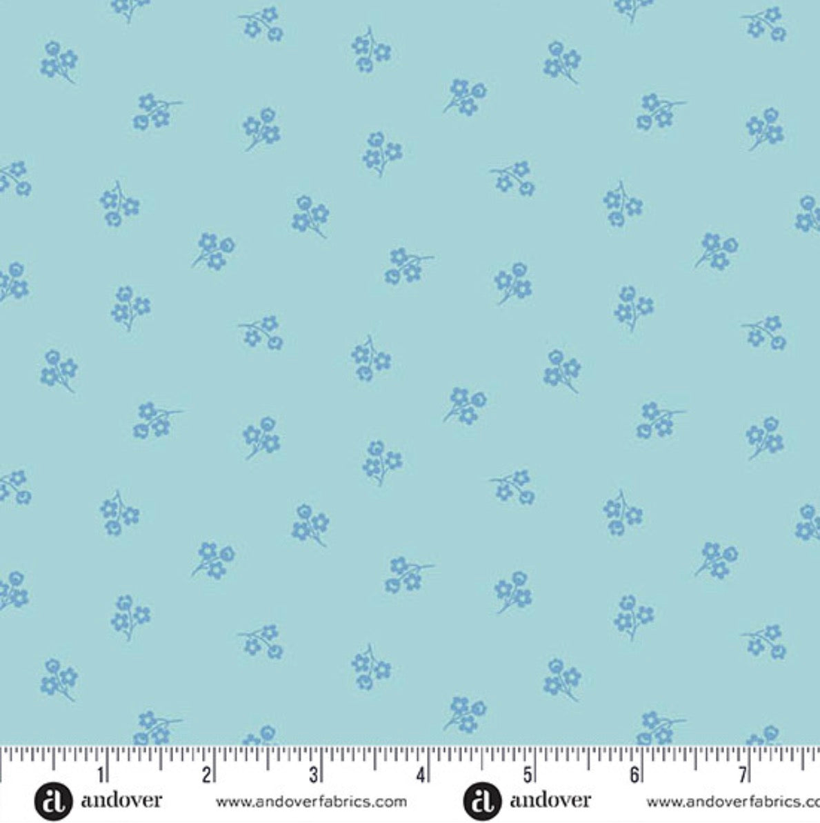 Picking Daisies in Blue by Andover Fabrics