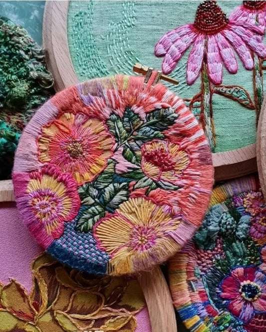 Fleur Woods - Three Day Textile Thread Painting Workshop August 3rd, 4th and 5th, 2026