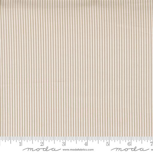 Hazels Stripe in Stone - Gathered Bonbons - Moda