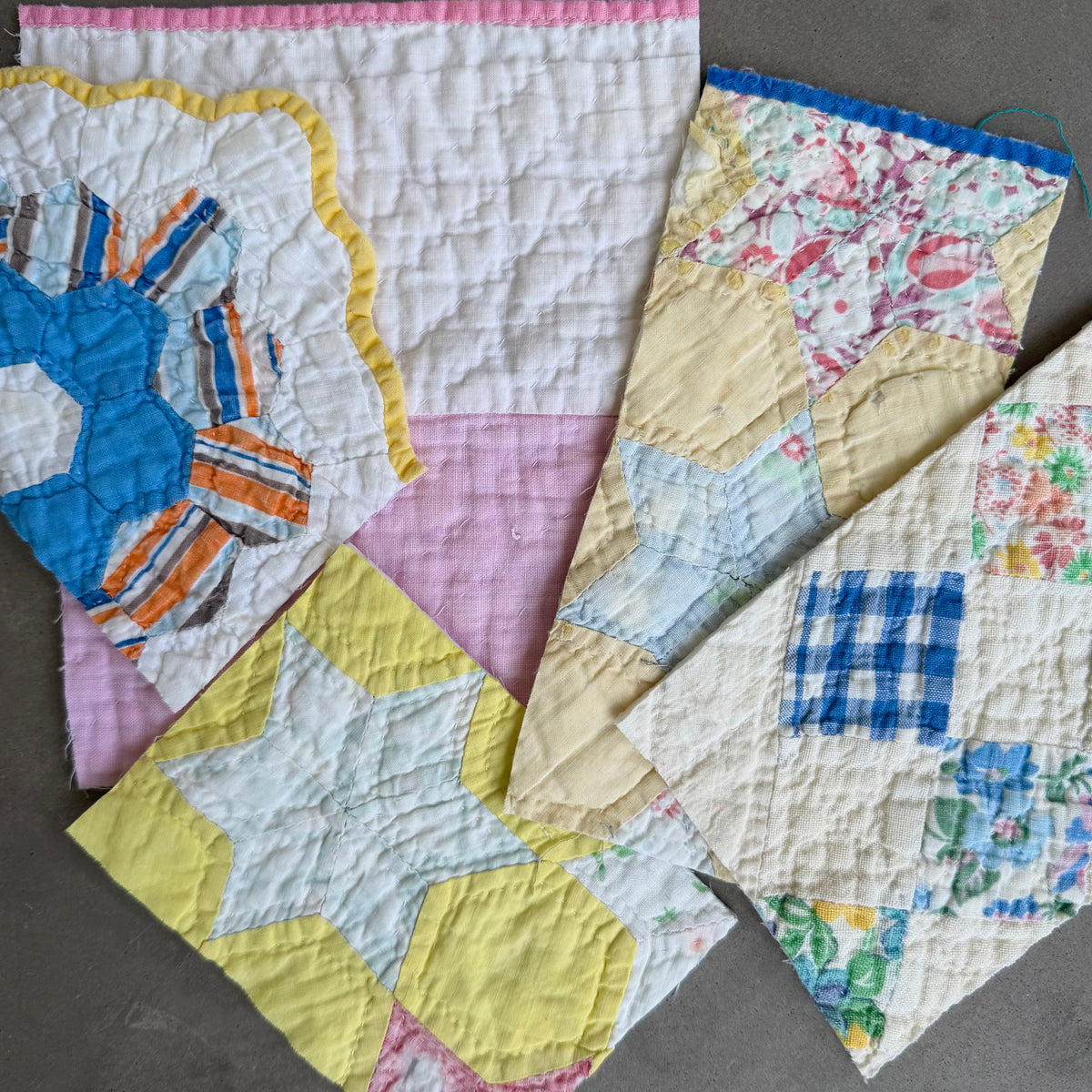 Vintage Quilt Pieces