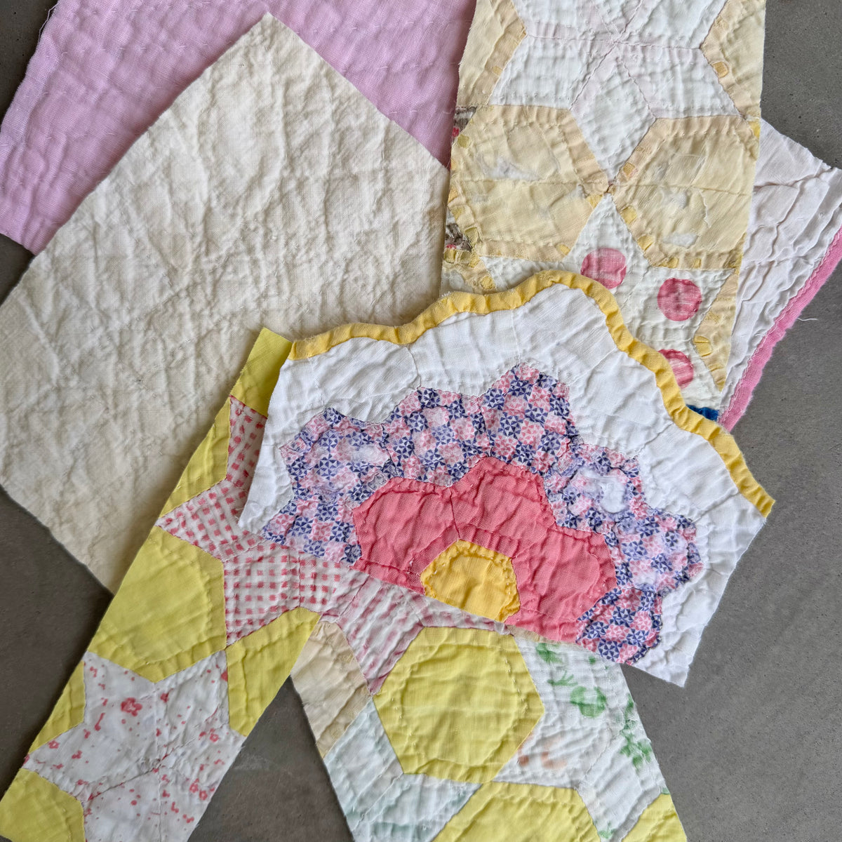 Vintage Quilt Pieces