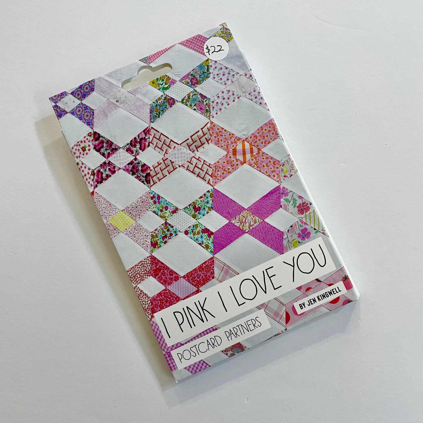 I Pink I Love You - Postcard Partner by Jen Kingwell