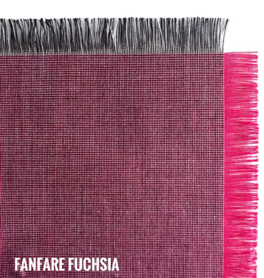 Fanfare Fuschia - Woven Shot Cotton