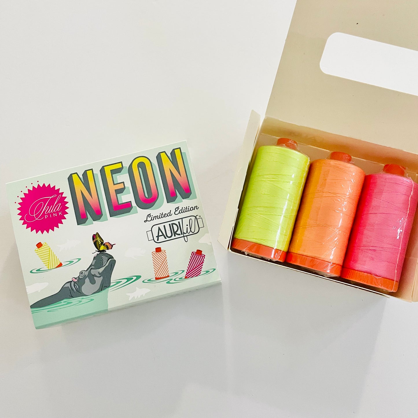 Aurifil Neons (Large Spools) by Tula Pink