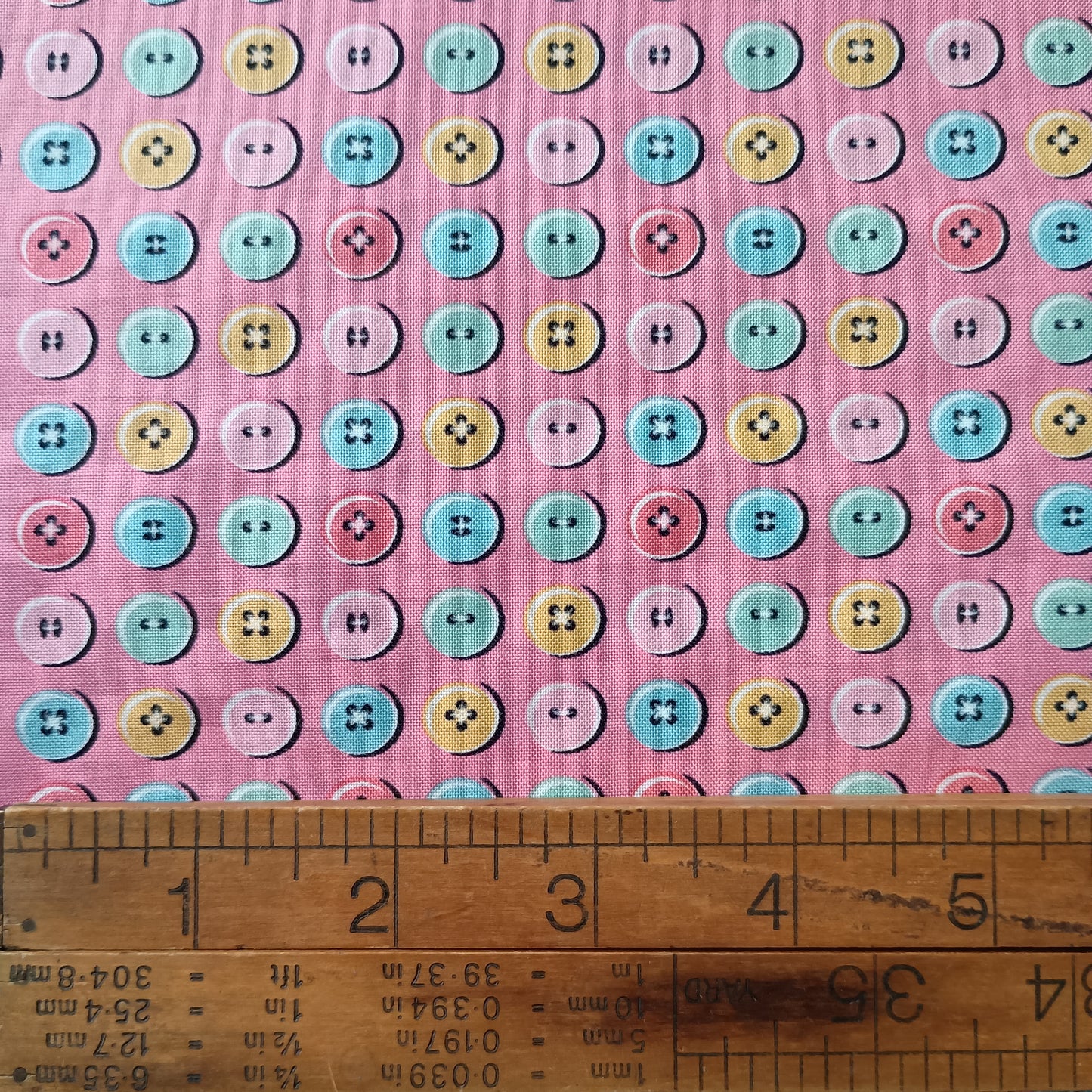 Granny’s Sewing Room - Button Collection in Pink