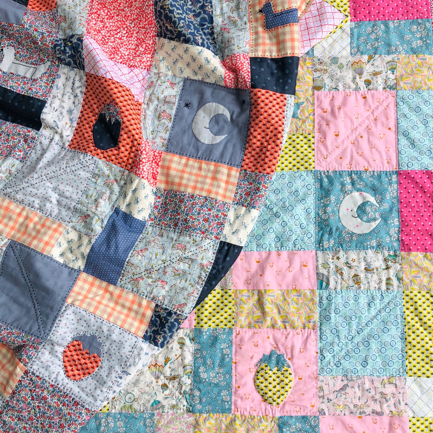 Mulberry Baby Quilt (Digital Download - A4 PDF)