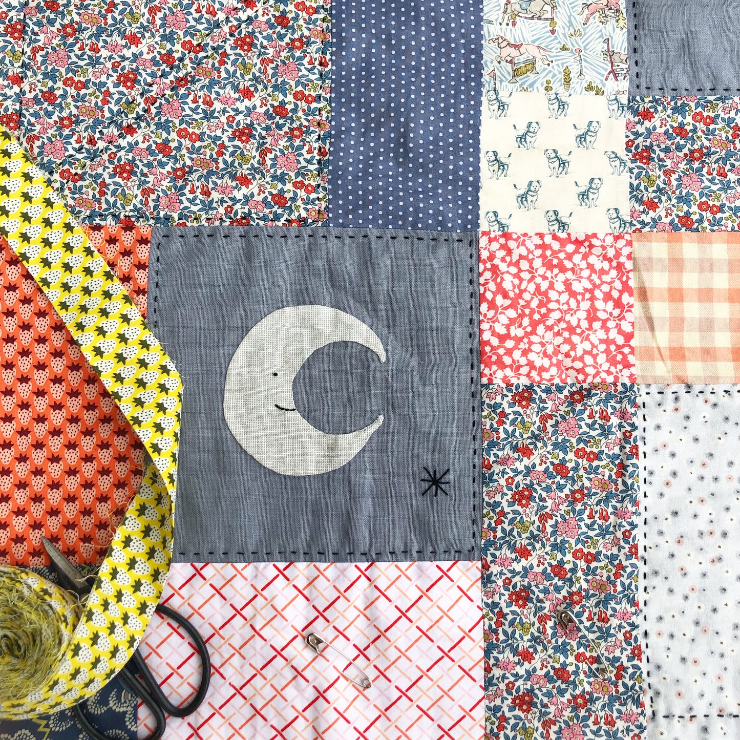 Mulberry Baby Quilt (Digital Download - A4 PDF)