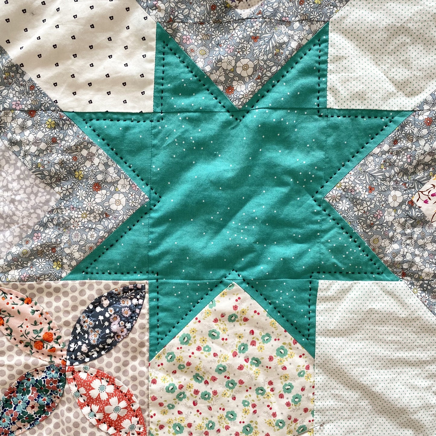 Scrambled Starshine Quilt (Hard Copy Booklet - A5)