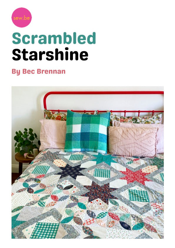 Scrambled Starshine Quilt (Digital Download - A4 PDF)