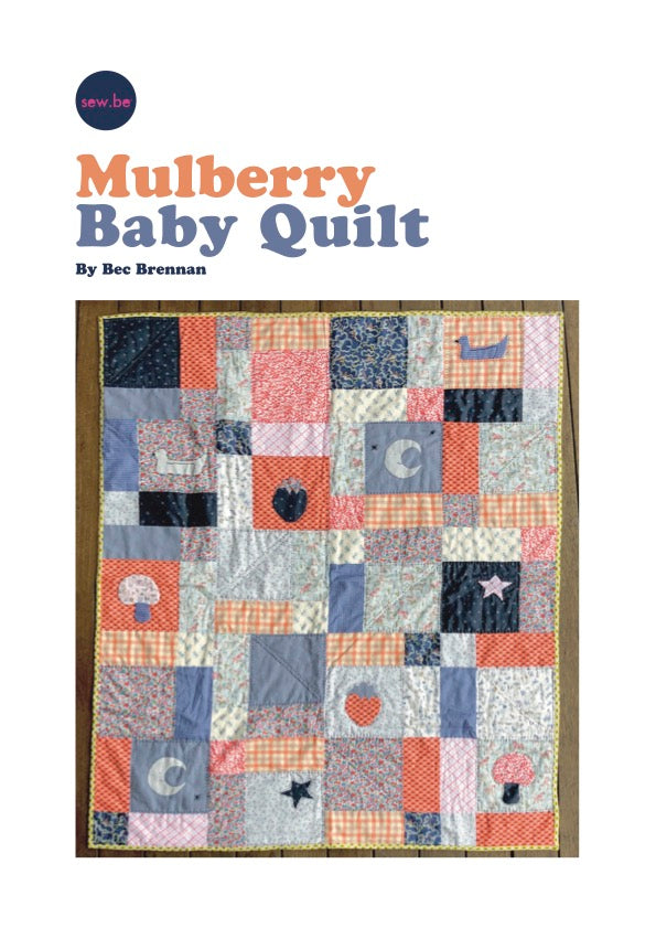 Mulberry Baby Quilt (Digital Download - A4 PDF)