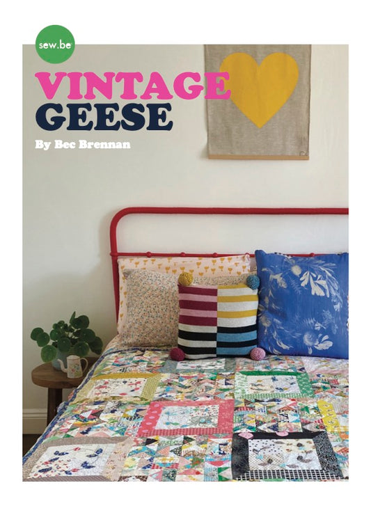 Vintage Geese Quilt (Digital Download - A4 PDF)