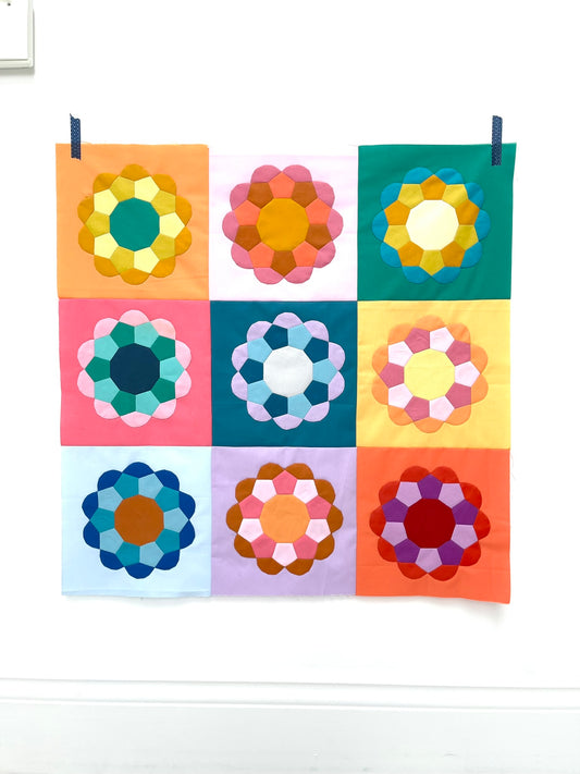 Mini Flower Power Paper Pieces - by Karen Lewis