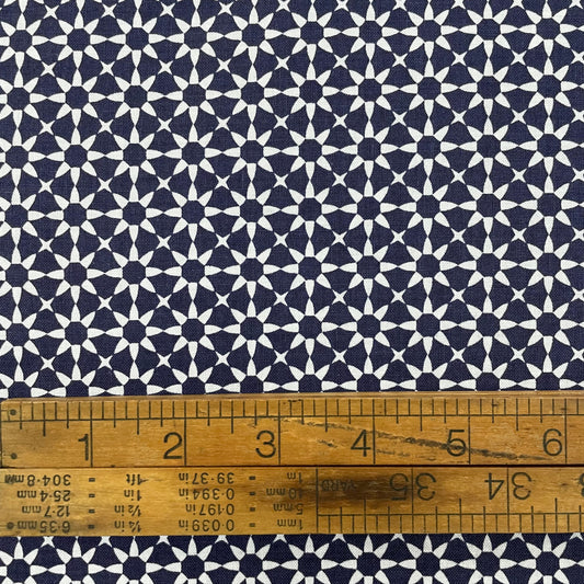 Gingham Foundry Stars - Navy