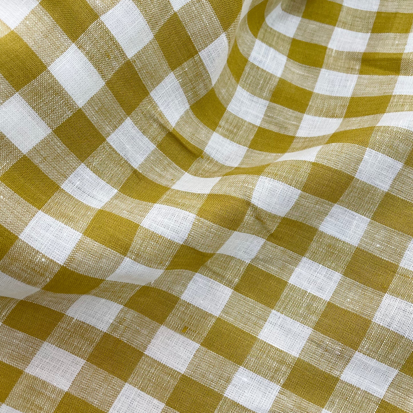 Colette Chartreuse Linen Check