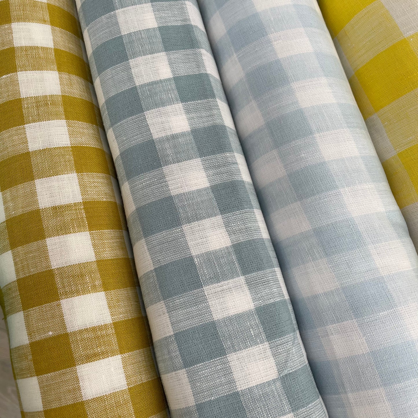 Colette Chartreuse Linen Check