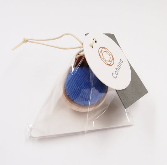 Cohana Pincushions of Cypress & Banshu Textile (Blue)