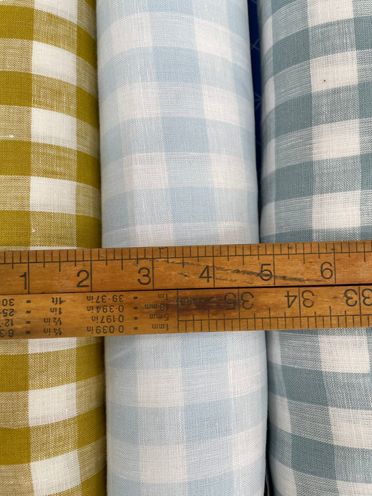 Colette Chartreuse Linen Check