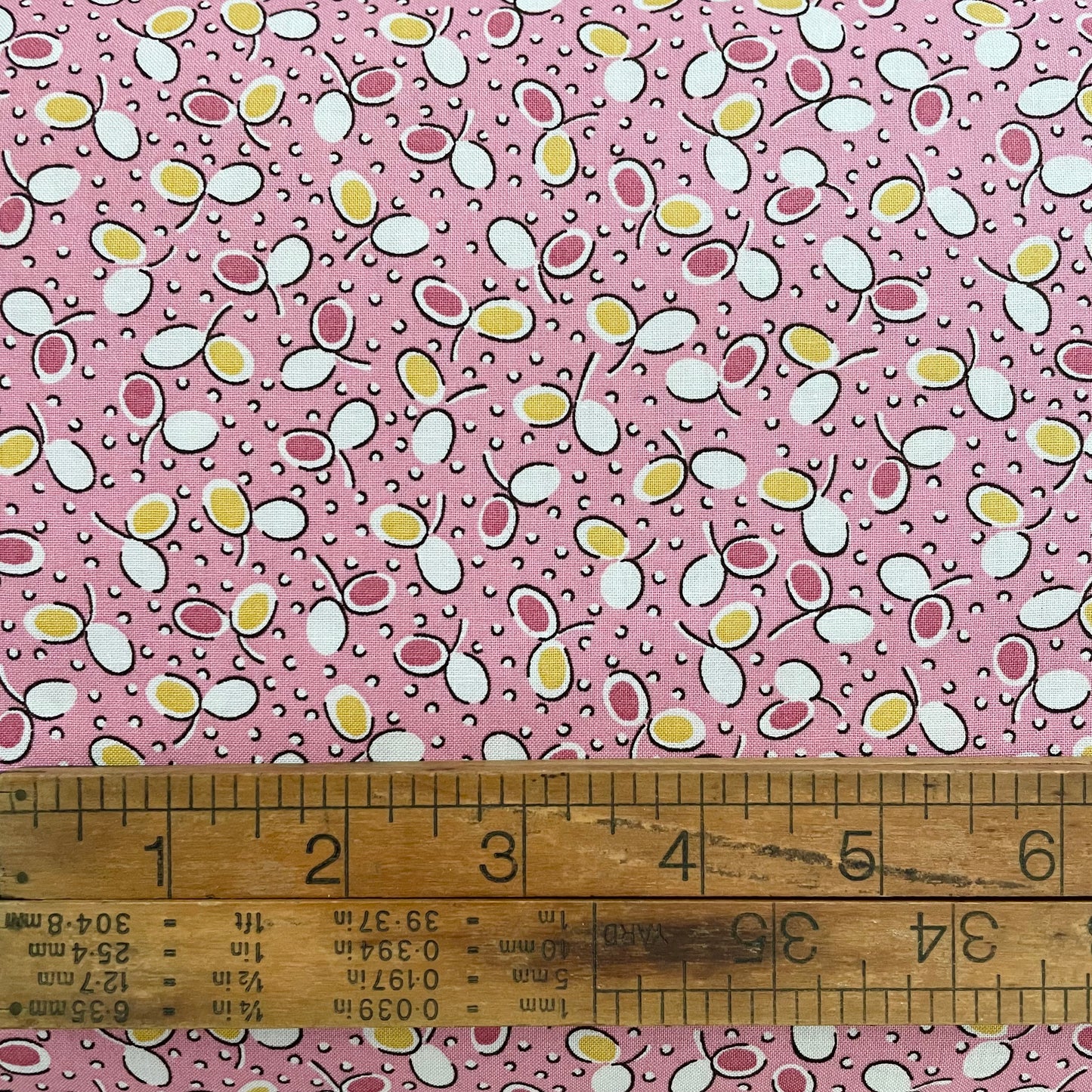 Kei Textiles - Leaf Pops - Pink